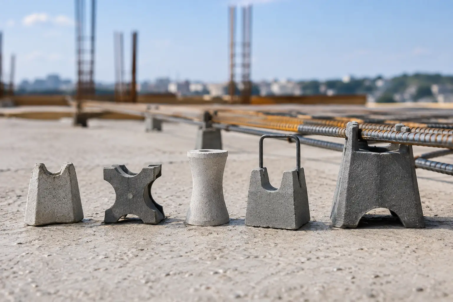 Qual espaçador usar no concreto em cada aplicação?
